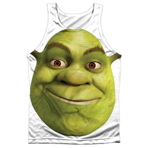 Shrek Head Dye Sublimation Adult Tank Ebay