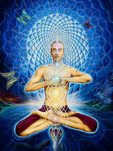 Meditation Elevate ~ Joseph Skala Art Spiritual Images Visionary Art