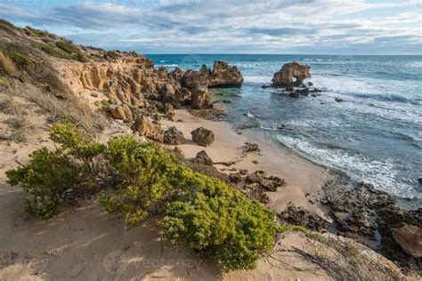 The Coastal Landscape Of The Blairgowrie Back Beach Of Mornington Peninsula In Victoria State Of