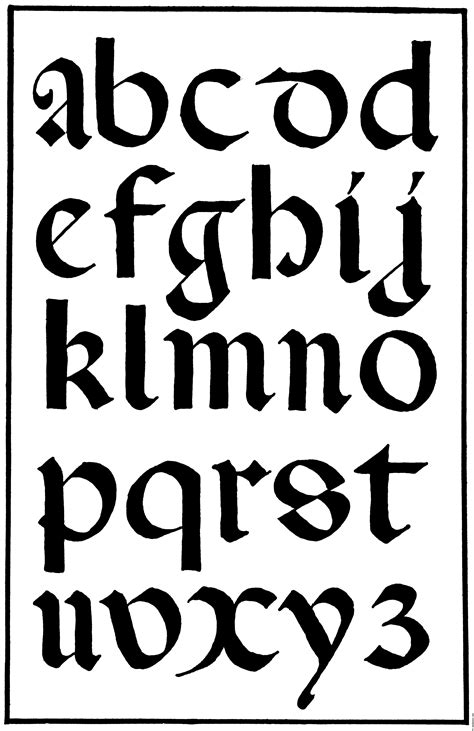 Best Free Gothic Fonts Frosdaz