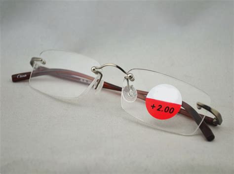 Flexible Men Women Ultra Light Soft Tr90 Frame Rimless Reading Glasses Spectacles Reader