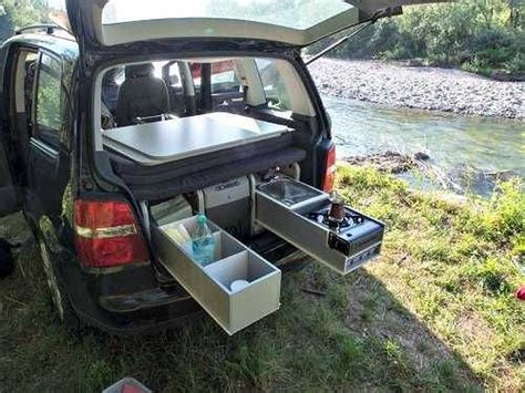 Awesome 40 Creative Diy Mini Van Camping Ideas You Should Try