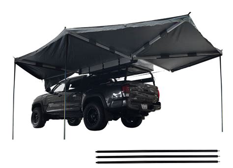 Overland Vehicle Systems Nomadic 270 Awning With Black Storage Cover