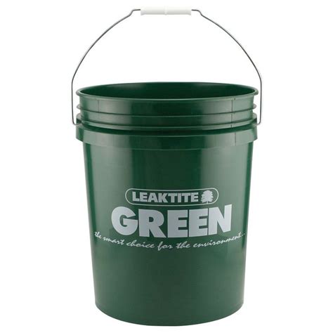 Recycled Hdpe Green 5 Gallon Bucket Lid Us Plastic Corp Plastic