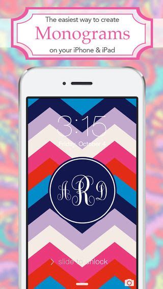 Monogram Lite Wallpaper And Backgrounds Maker Hd With Glitter Themes