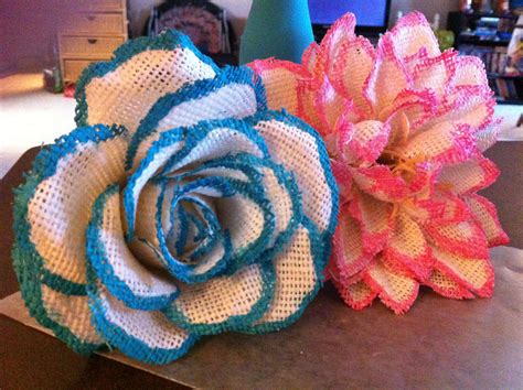 Burlap flowers | Diy burlap, Burlap flowers, Burlap projects