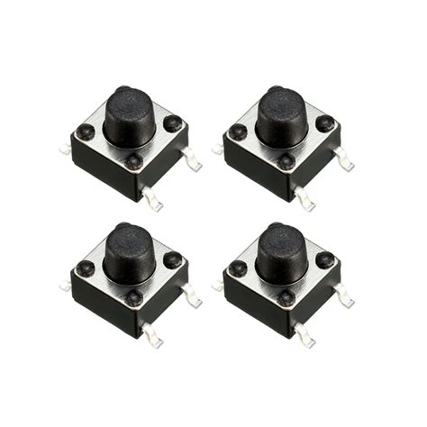 6x6x6mm Pcb Surface Mounted Devices Smt Momentary Tactile Tact Push