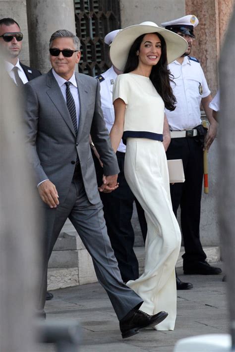 Labito Da Sposa Di Amal Alamuddin Per Il Matrimonio Con George Clooney