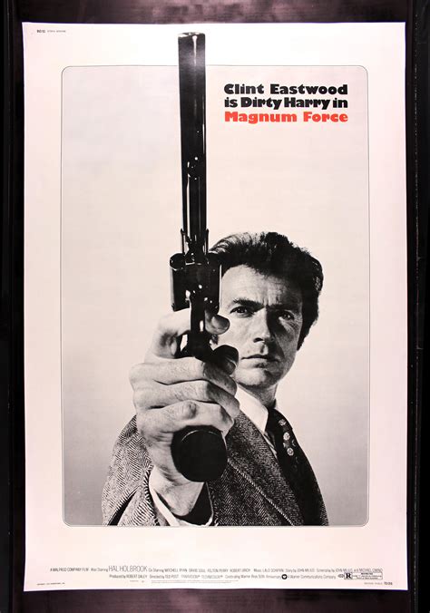 Magnum Force Cinemasterpieces Huge 40x60 Dirty Harry Original Movie