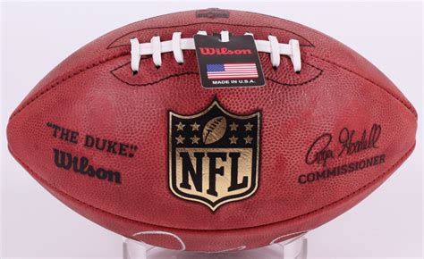 The league's security representative or the nfl football operations representative will observe the inspection process. Dez Bryant Signed "The Duke" Official NFL Game Ball ...