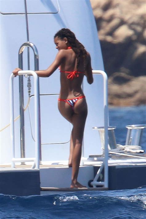 WILLOW SMITH In Bikini At A Yacht In Maddalena Archipelago HawtCelebs