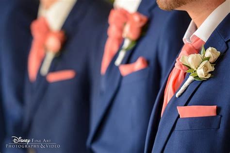 Coral Groomsmen And Navy On Pinterest