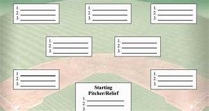 Baseball Depth Chart Template Excel Awesome Softball Field 
