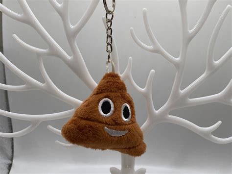Plush Poo Emoji Keychain Poop Emoji Etsy