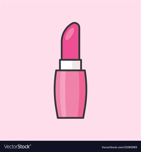 Pink Lipsticks Royalty Free Vector Image VectorStock