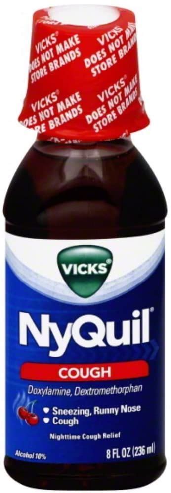 Nyquil Vicks Cough Syrup Red 8 Oz Phillips Pharmacy