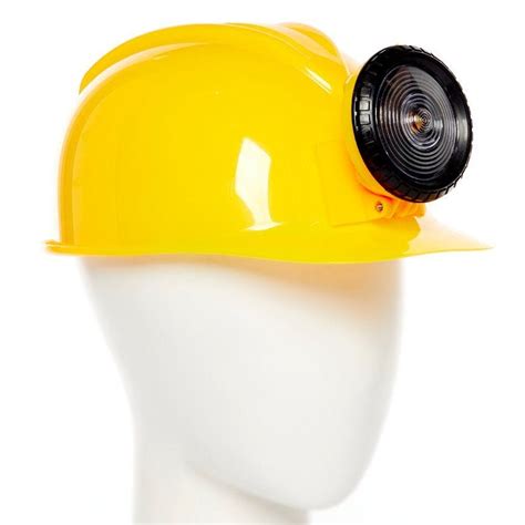 Yellow Construction Helmet With Light Party Delights