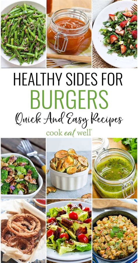 21 Healthy Sides For Burgers Quick And Easy Recipes In 2023 Healthy