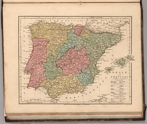 Spain And Portugal David Rumsey Historical Map Collection