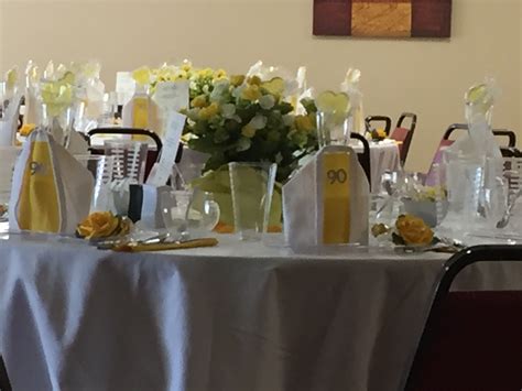 90th birthday | Table decorations, Decor, Home decor