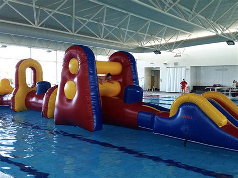 Commercial Aqua Fun Inflatable Slide Water Blow Up Obstacle Course