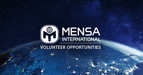Maybe you would like to learn more about one of these? Join Mensa International's Volunteer Team