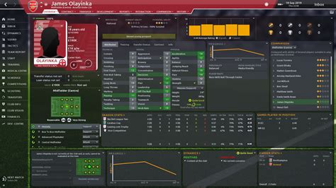 Career stats (appearances, goals, cards) and transfer history. FM20 - one nil to the Arsenal, an English back line ...