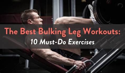 View Home Leg Workouts For Mass Home