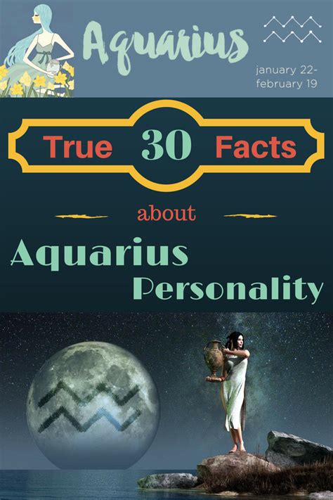 30 True Facts About Aquarius Personality Aquarius Personality