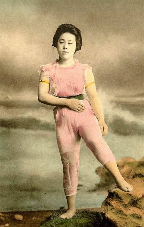 40 colorized photos of japanese bathing beauties in the early 20th century vintage news daily