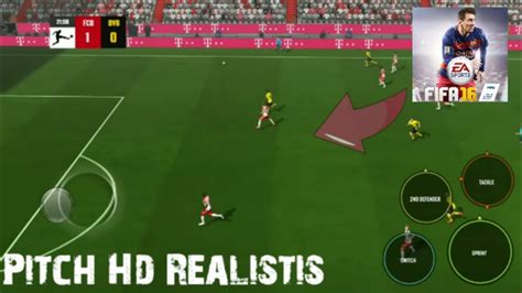 Pitch Hd Realistis Fifa 16 Mobile Youtube