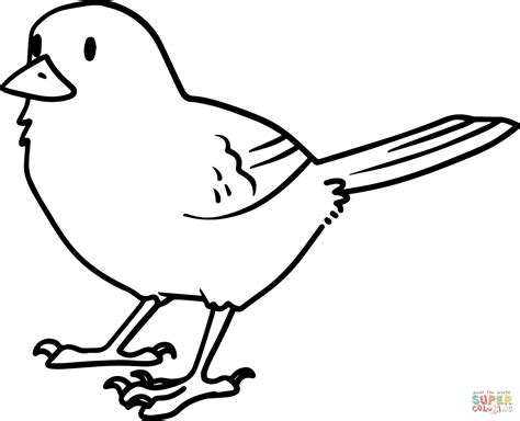 Dibujo De Pájaro Lindo Para Colorear Dibujos Para Colorear Imprimir