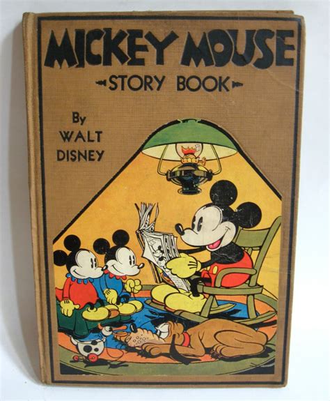 Mickey Mouse Story Book Rare 1931 Walt Disney Hardcover Etsy