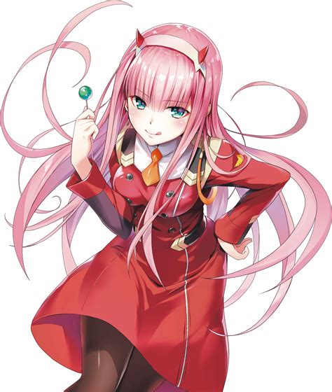 Anime Darling In The Franxx Zero Two Png Download Transparent Png