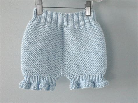 Knitting Pattern Diaper Cover Knitted Baby Bloomers Baby Pants Etsy