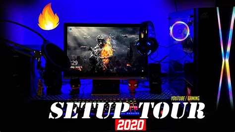 My Gaming Setup Tour 2020 Gaming Roomstreaming Setup Tour