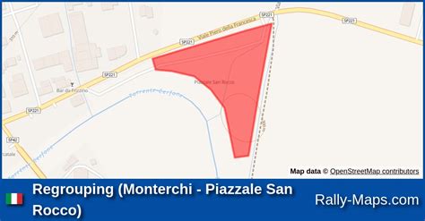 Regrouping Monterchi Piazzale San Rocco Stage Map Rally Terra