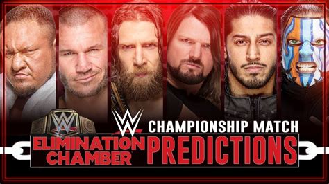 Wwe Elimination Chamber 2019 Mens Elimination Chamber Official Match