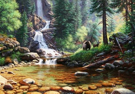 Wild Animals Nature Paintings Beautiful Photos Of