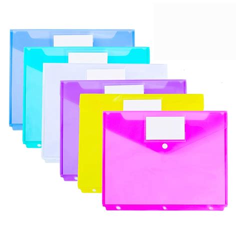 12 Pack Poly Binder Pocket Side Loadingletter Size Pocket Folders