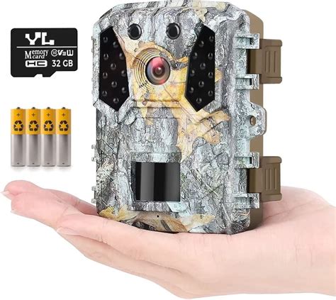 Hawkray Trail Camera MP PFree G Micro SD Card And AA Batteries Wide Angle Motion