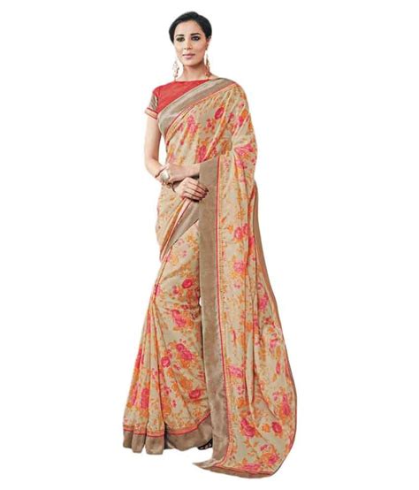 vipul multicoloured tussar silk saree buy vipul multicoloured tussar silk saree online at low