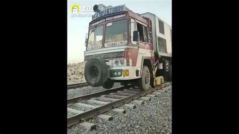 Train Ki Patri Per Chalaya Track Funny Short Video Short Youtube