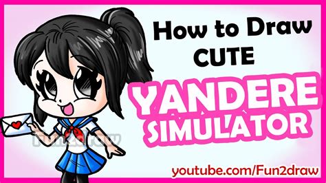How To Draw A Yandere Simulator Chibi Cute Easy Youtube