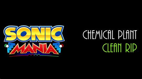 Sonic Mania Early Ost Chemical Plant Act 2 Original And