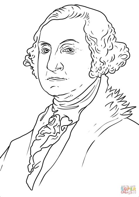 George Washington Coloring Page Free Printable Coloring Pages