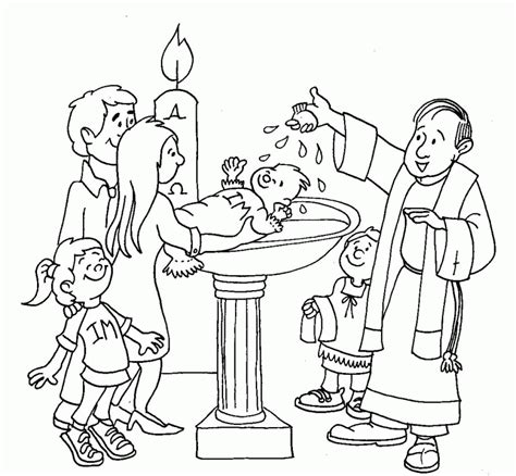 Sacrament of confession coloring page. Coloring Page | Jesus coloring pages, Catholic baptism ...