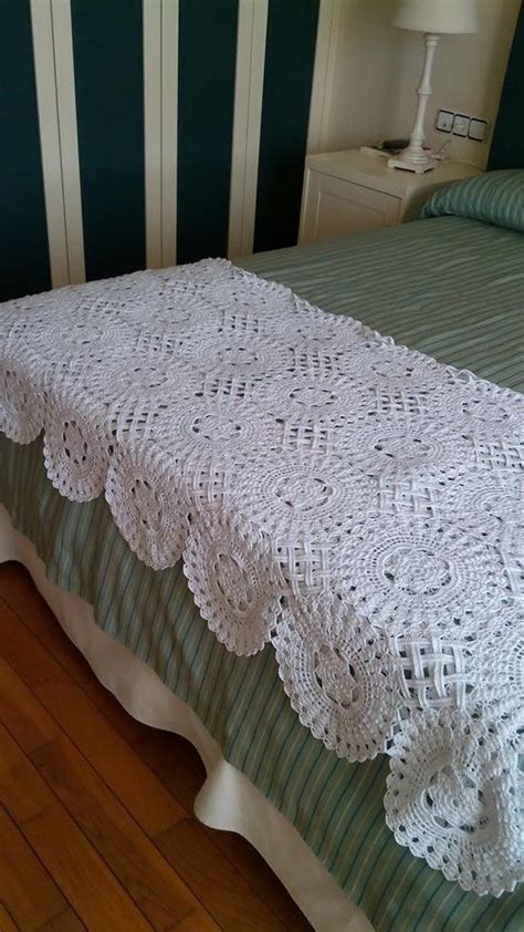 Resultado De Imagen Para Pie De Cama Crochet Paso Paso Pies De Cama