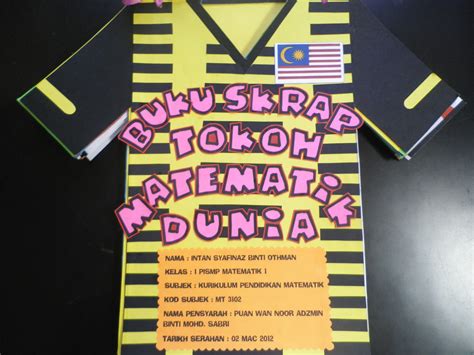 Text of muka depan buku skrap 2. Kuasa Di Tangan ...: Buku Skrap Tokoh Matematik Sayaaaaaa ! ;)