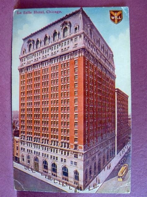 Old Postcard La Salle Hotel Chicago Il Ebay